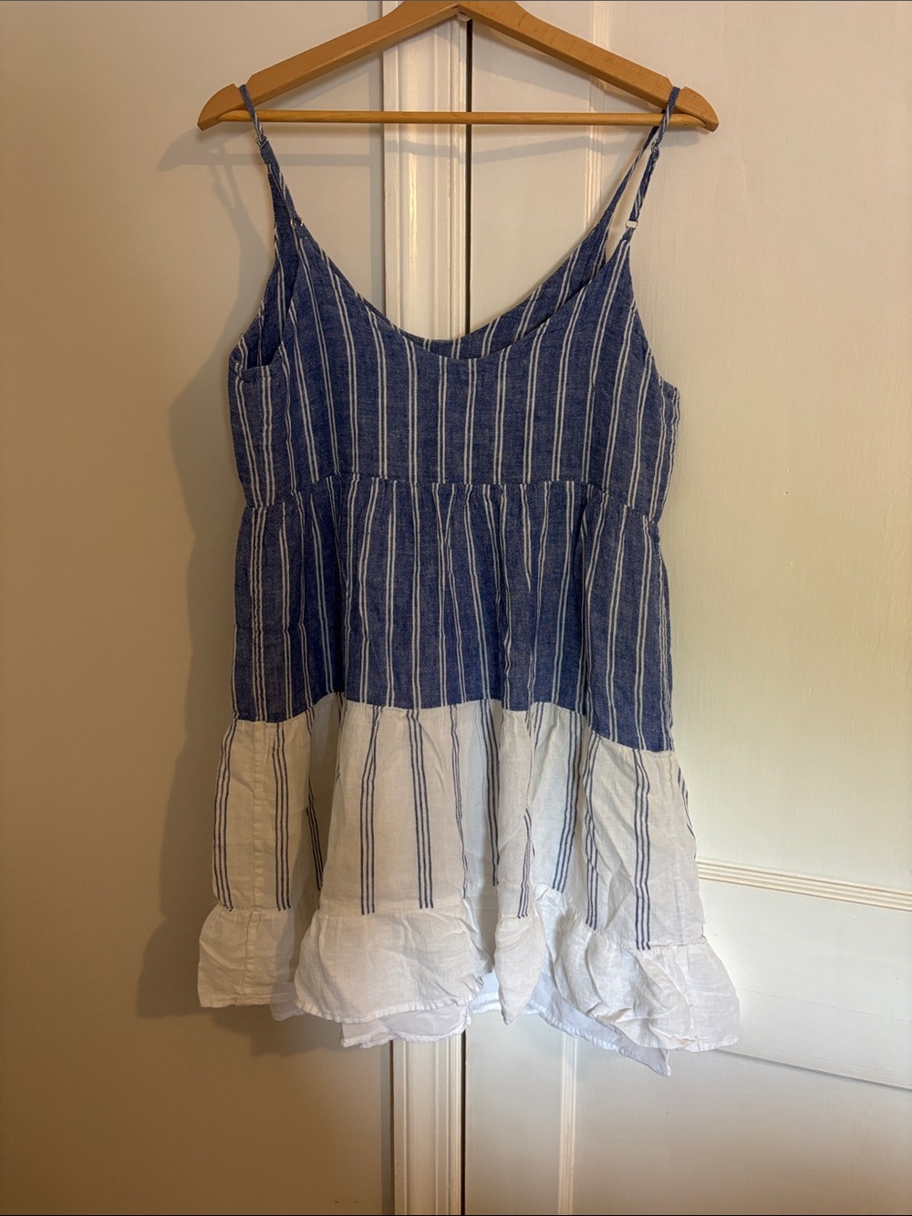 Rails Blue and White Striped Summer Dress - Picture 4 of 4